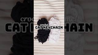 Crochet a 🐈‍⬛ keychain with me crochet plushies handmade amigurumi crochetplushies [upl. by Stu]