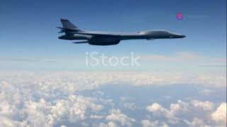 The Rockwell B1 Lancer is a strategic bomber used by the US Air Force [upl. by Ahon333]