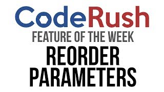 CodeRush FotW Reorder Parameters [upl. by Nylicaj]