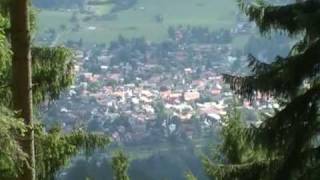 Oberammergau  Der Blick von der KolbensattelHütte [upl. by Nossyla]