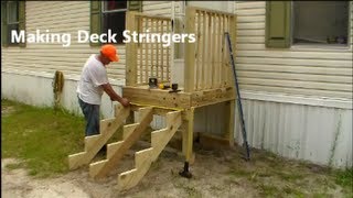 Making Stair Stringers  Learn how to build your own [upl. by Ilehs]