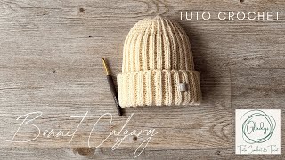 BONNET MIXTE quotCALGARY quot  TUTO CROCHET [upl. by Nosreip]