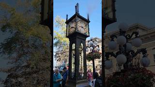 Gastown Steam Clock  Vancouver vancouver vintage [upl. by Eilagam350]