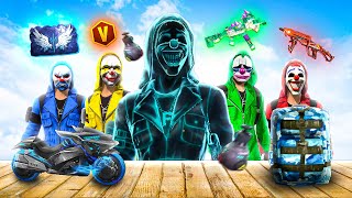 FREE FIRE But EVERYTHING Is BLUE 💙 In Solo Vs Squad 😱 High Rank Lobby FREE FIRE 🔥 [upl. by Rennug199]