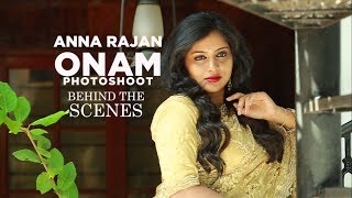 Behind the Scenes video of Anna Rajan Photoshoot for Grihalakshmi [upl. by Annette]