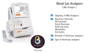 Blood Gas Analyzers  ABG Analyzer  Biomedical Engineers TV [upl. by Enahsed]