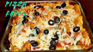 Pizza Fries Recipe by Kitchen with Noreen [upl. by Yankee480]