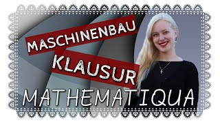 Maschinenbau Klausur Höhere Mathematik 1 [upl. by Ahsieuqal167]