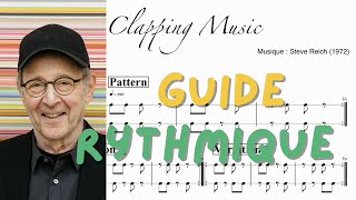 Clapping Music  Steve REICH  Guide rythmique [upl. by Eduam]