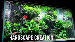 5 Steps to Make a Beautiful Aquascape Hardscape Aquascape Tutorial [upl. by Anele]