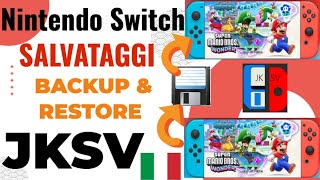 Nintendo Switch 2024  Salvataggi Backup amp Restore con JKSV tutorial switch [upl. by Idnym]