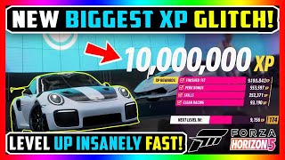 How to Level Up INSANELY FAST in Forza Horizon 5  BIGGEST INFLUENCEXP GLITCH 2024 [upl. by Nilrah475]