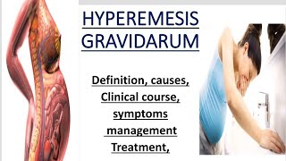 hyperemesis gravidarum DEFINITION causes treatment symptoms etcvomiting in pregnancy [upl. by Aibar]