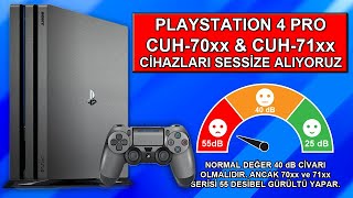 PS4 PRO CUH70xx CUH71xx SERİLERİNDEKİ GÜRÜLTÜLÜ FAN SESİNİ DURDURUYORUZ CUH7016B CUH2116B [upl. by Domenico787]