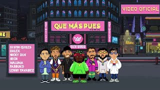 Sech  Que Mas Pues Remix ft Maluma Nicky Jam Farruko Justin Quiles Dalex Lenny Tavárez [upl. by Akkinahs]