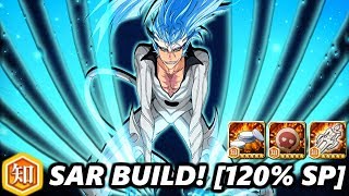 Bleach Brave Souls Mind Grimmjow 120 SP SAR Showcase [upl. by Hamilah209]