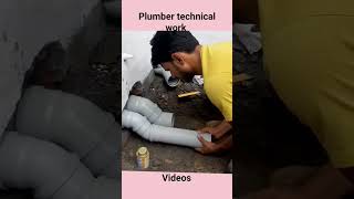 PVCdrainagelinesystem plumbing work [upl. by Ottie486]