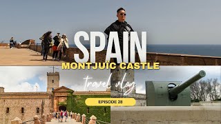 Spain  Montjuïc Castle is an old military fortress in Barcelona x Episode 28 [upl. by Ardnauqal]