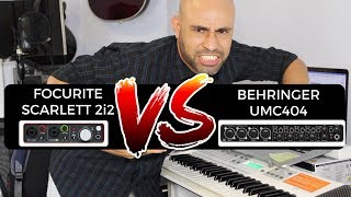 TECH TALK EP 2  FOCUSRITE 2i2 VS BEHRINGER UMC404 [upl. by Siuqcram]