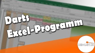 DartsSoftware  Vorstellung 99Darts ExcelProgramm  Darts Training  Trainingshilfe  deindartde [upl. by Ardaid]