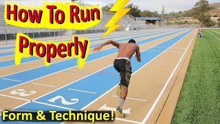 How to Run Properly The Correct Technique amp Form [upl. by Assyral]