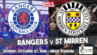 Rangers v St Mirren TV and live stream details plus team news for Premiership match at Ibrox [upl. by Phelgon]