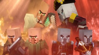 Villagers vs Pillagers Life  FULL MOVIE  MINECRAFT ANIMATION [upl. by Benedetta961]