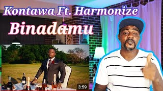 Kontawa Ft Harmonize  Binadamu Official Music Video REACTION [upl. by Jessen169]