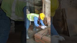 Brick Mason interview test video viralvideo mason interview videos brick mason work ✅👷‍♂️ [upl. by Azial537]