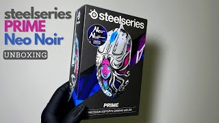 SteelSeries PRIME Neo Noir Edition gaming mouse unboxing  First look [upl. by Howlond986]