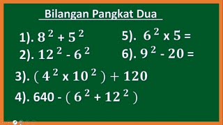 quotCara Menghitung Bilangan Pangkat Dua atau Kuadratquot [upl. by Campball]