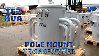 Pole Mount Distribution Transformer  167 KVA 720012470Y Grounded Wye Primary [upl. by Leela]