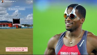 Ato Boldon SHOCKS TRACK amp FIELD WITH STUNNING STADIUM [upl. by Anoid]