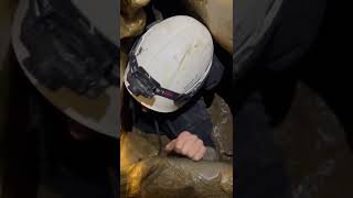 😱 Terrifying Descent Watch Me Squeeze Head First Into the Most Claustrophobic Cave Ever 🕳️🤯 [upl. by Alyworth643]