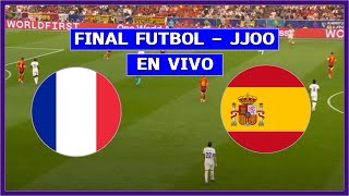 🔴 FRANCIA vs ESPAÑA EN VIVO ⚽ FINAL FÚTBOL MASCULINO  JJOO PARIS 2024  LA SECTA DEPORTIVA [upl. by Ruddy]