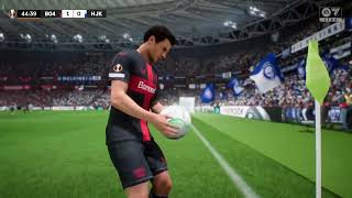 FC 24  Bayer Leverkusen  Qarabag  Europa League  20232024 [upl. by Ecyned]