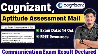 Cognizant Communication Assessment Result Declared  Cognizant Aptitude Exam Pattern amp Resources [upl. by Esereht95]