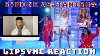 Symone Vs Tamisha Iman Lipsync Reaction  Drag Race Season 13 [upl. by Aniras]