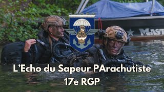 17e RGP  L’Echo du Sapeur Parachutiste 💪 🇫🇷 Chant avec paroles [upl. by Denzil]