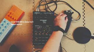 Roland SP404 MKII amp ableton live12 ambient seqtraks [upl. by Adlihtam73]