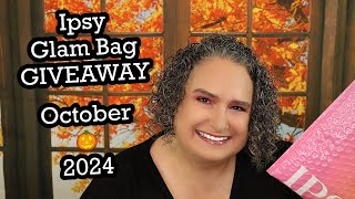 Ipsy Glam Bag October 🎃 2024 Giveaway  BeautyAmaB [upl. by Claude]