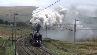 BR 70013 Oliver Cromwell Thunder in the Fells [upl. by Ais]