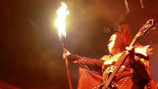 KISS  Gene Simmons Breathing Fire in San Diego  End Of The Road Tour [upl. by Enrev]