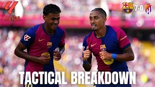 Barcelona 70 Real Valladolid  Tactical Breakdown [upl. by Ennaillij]