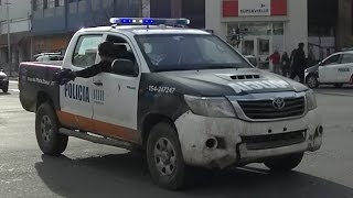 Policía Bonaerense abriendo paso en Mar del Plata [upl. by Terzas]