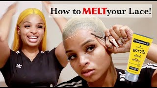 VERY DETAILED BEGINNER FRIENDLY LACE FRONTAL WIG INSTALL  BALD CAP METHOD  EASY AF  ft GOT2B [upl. by Acinnod348]