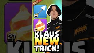 Klaus invents NEW TRICK with FIREBALL and GIANT ARROW Clash of Clans Esports clashofclans [upl. by Sulecram]