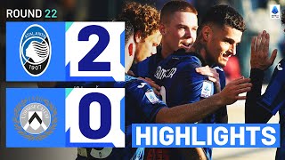 ATALANTAUDINESE 20  HIGHLIGHTS  Scamacca back on the scoresheet  Serie A 202324 [upl. by Kassie671]