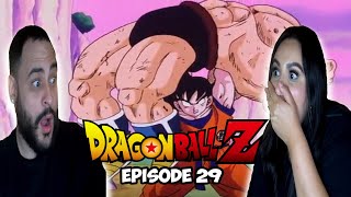 Kaioken Goku Vs Nappa  Girlfriend Reacts To Dragon Ball Z Episode 29 REACTION [upl. by Anauqes]