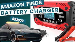 Unboxing amp Testing 10Amp Smart Car Battery Charger Fully Automatic amp Powerful 💥🔋 [upl. by Lait]